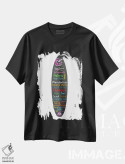 تیشرت مشکی طرح دار – تیشرت گرافیکی ,فلسفه تخته موج سواری اثر مارکوس و مارتینا بلیشنر immage.ir