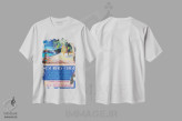 تیشرت سفید طرح دار – تیشرت وینتیج ,پوستر سفر دریایی وسته ایندیز به سبک رترو اثر مارکوس و مارتینا بلیشنر immage.ir