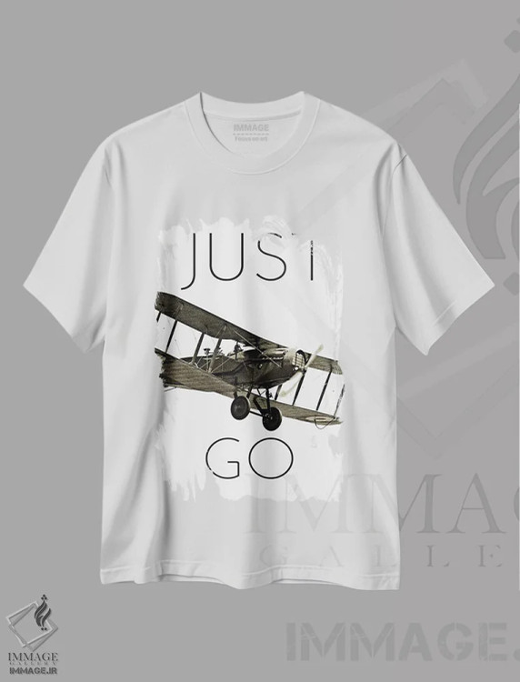 تیشرت سفید طرح دار – تیشرت وینتیج ,"هواپیماهای کلاسیک I" اثر مایکل مارکون فروشگاه ایماژ
