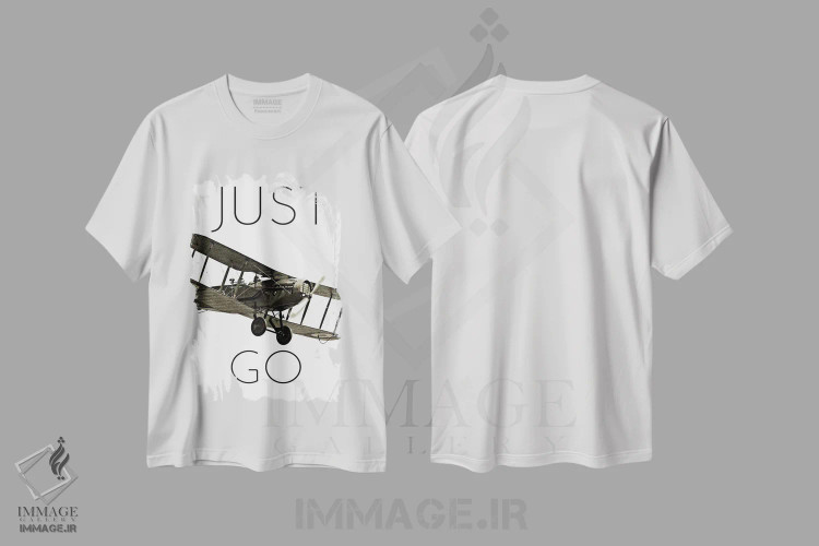 تیشرت سفید طرح دار – تیشرت وینتیج ,"هواپیماهای کلاسیک I" اثر مایکل مارکون فروشگاه ایماژ
