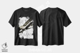 تیشرت مشکی طرح دار – تیشرت وینتیج ,"هواپیماهای کلاسیک II" اثر مایکل مارکون فروشگاه ایماژ