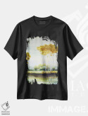 تیشرت مشکی طرح دار – تیشرت طبیعت ,"آرامش سپتامبر II" اثر مایکل مارکون immage.ir