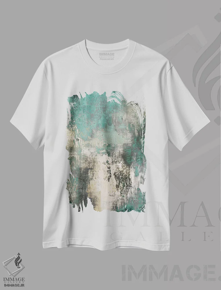 تیشرت سفید طرح دار – تیشرت طبیعت ,"پتانسیل پاییز II" اثر مایکل مارکون فروشگاه ایماژ