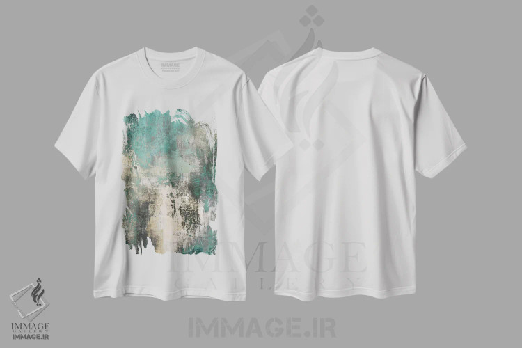 تیشرت سفید طرح دار – تیشرت طبیعت ,"پتانسیل پاییز II" اثر مایکل مارکون فروشگاه ایماژ