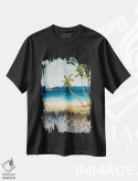 تیشرت مشکی طرح دار – تیشرت طبیعت ,"رویای آتلانتیک II" اثر مایکل مارکون immage.ir