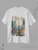 تیشرت سفید طرح دار – تیشرت هنری ,"رویا" اثر مایکل مارکون immage.ir