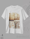 تیشرت سفید طرح دار – تیشرت طبیعت ,از شرق تا غرب اثر مایکل مارکون فروشگاه ایماژ
