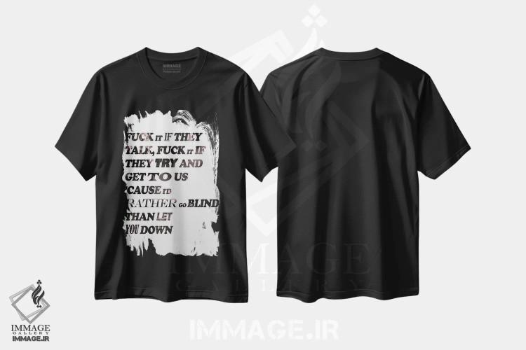 تیشرت مشکی طرح دار – تیشرت موسیقی ,گربه ماهی و بوتل من ها اثر JMA مدیا فروشگاه ایماژ