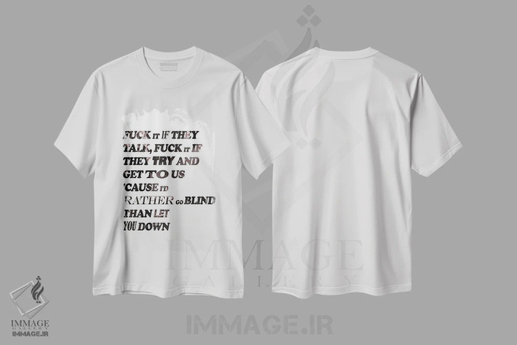 تیشرت سفید طرح دار – تیشرت موسیقی ,گربه ماهی و بوتل من ها اثر JMA مدیا immage.ir