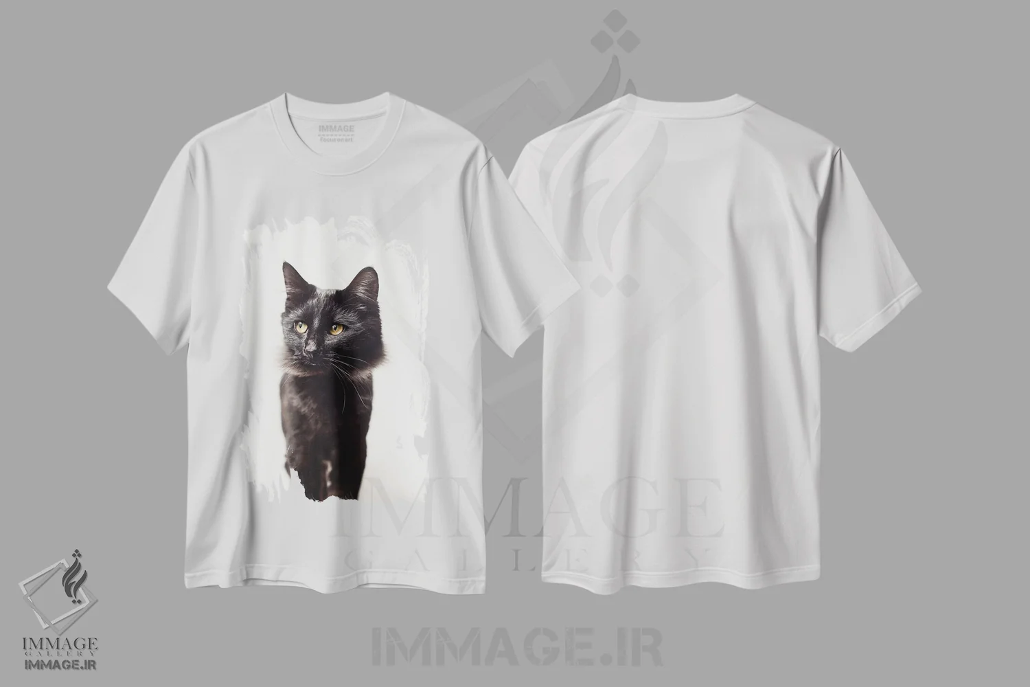 تیشرت سفید طرح دار – تیشرت حیوانات ,گذراندن وقت اثر مریکا موفیت immage.ir