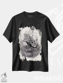 تیشرت مشکی طرح دار – تیشرت حیوانات ,سرزمین غول خفته اثر مت میلر immage.ir