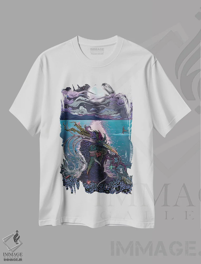 تیشرت سفید طرح دار – تیشرت فانتزی ,ملاقات نیمه شب اثر مت میلر immage.ir