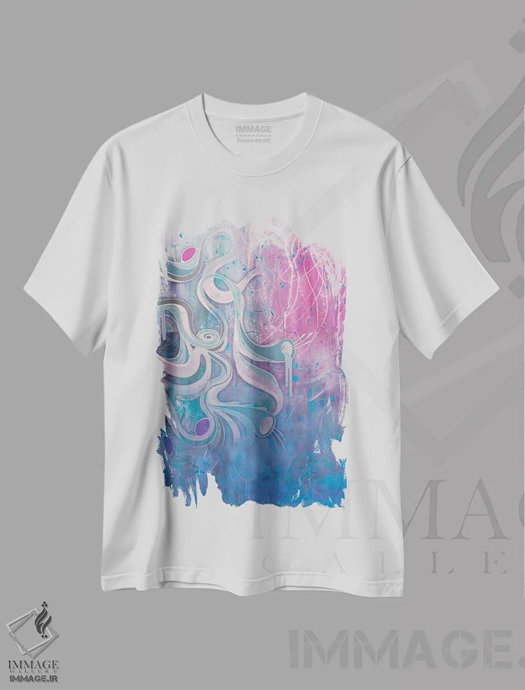 تیشرت سفید طرح دار – تیشرت هنری ,رویاهای الکتریکی اثر مت میلر immage.ir