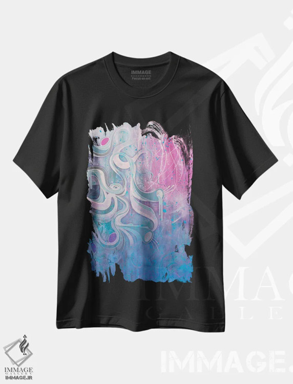 تیشرت مشکی طرح دار – تیشرت هنری ,رویاهای الکتریکی اثر مت میلر فروشگاه ایماژ