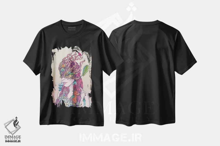 تیشرت مشکی طرح دار – تیشرت گرافیکی ,پیش از همه چیز اثر مت میلر فروشگاه ایماژ