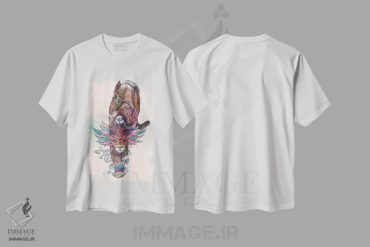 تیشرت سفید طرح دار – تیشرت مردانه ,روح سفرکننده اثر مت میلر immage.ir