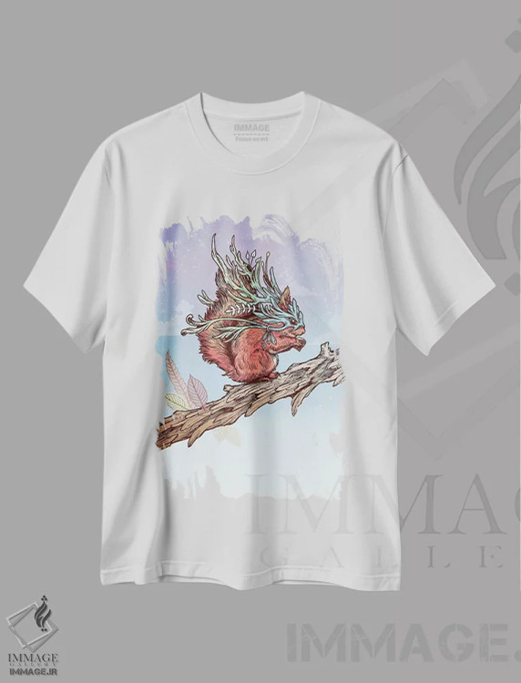 تیشرت سفید طرح دار – تیشرت حیوانات ,ماجراجوی کوچک اثر مت میلر immage.ir