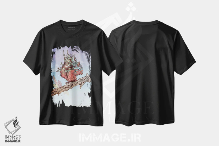 تیشرت مشکی طرح دار – تیشرت حیوانات ,ماجراجوی کوچک اثر مت میلر فروشگاه ایماژ