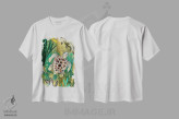 تیشرت سفید طرح دار – تیشرت حیوانات ,لاک پشت دریایی اثر ماگالی مودوکس immage.ir