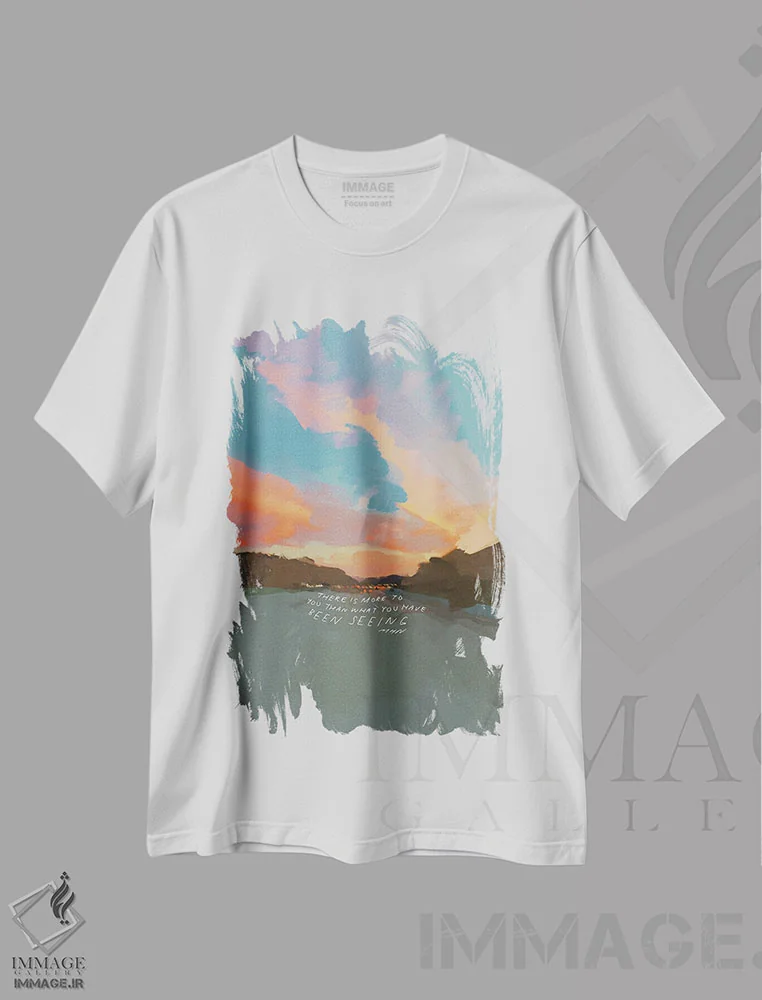 تیشرت سفید طرح دار – تیشرت انگیزشی ,تو بیش از آنچه تا به حال دیده ای هستی اثر مورگان هارپر نیکولز immage.ir