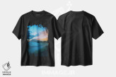 تیشرت مشکی طرح دار – تیشرت طبیعت ,غروب لاگونا اثر مورگان هارپر نیکولز immage.ir