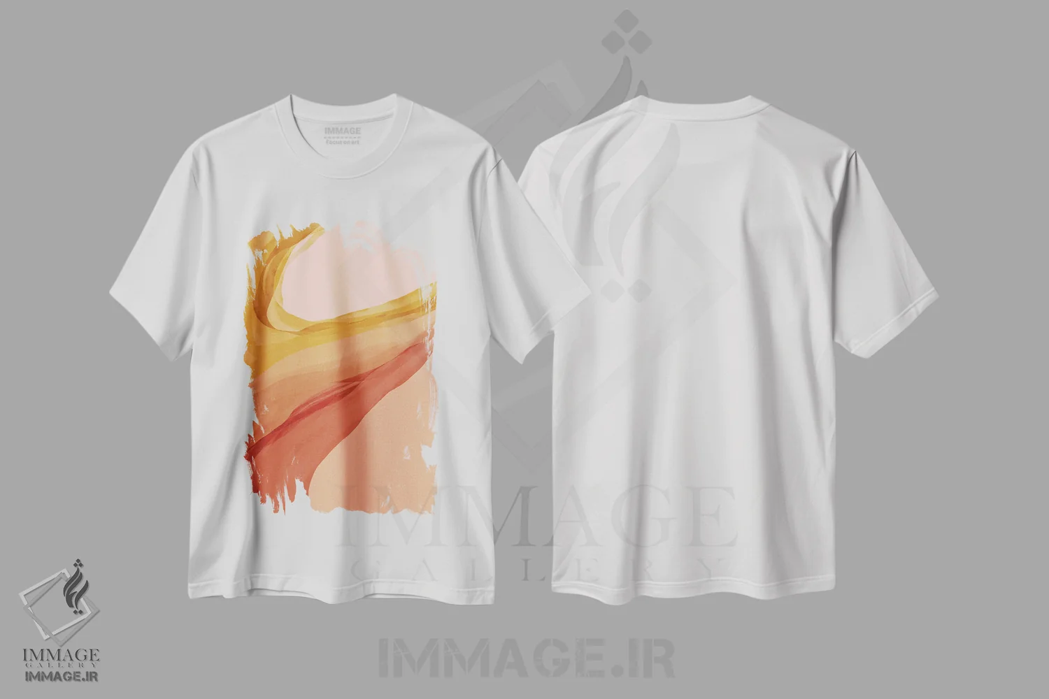 تیشرت سفید طرح دار – تیشرت آبستره ,اشکال انتزاعی اثر مورگان هارپر نیکولز immage.ir