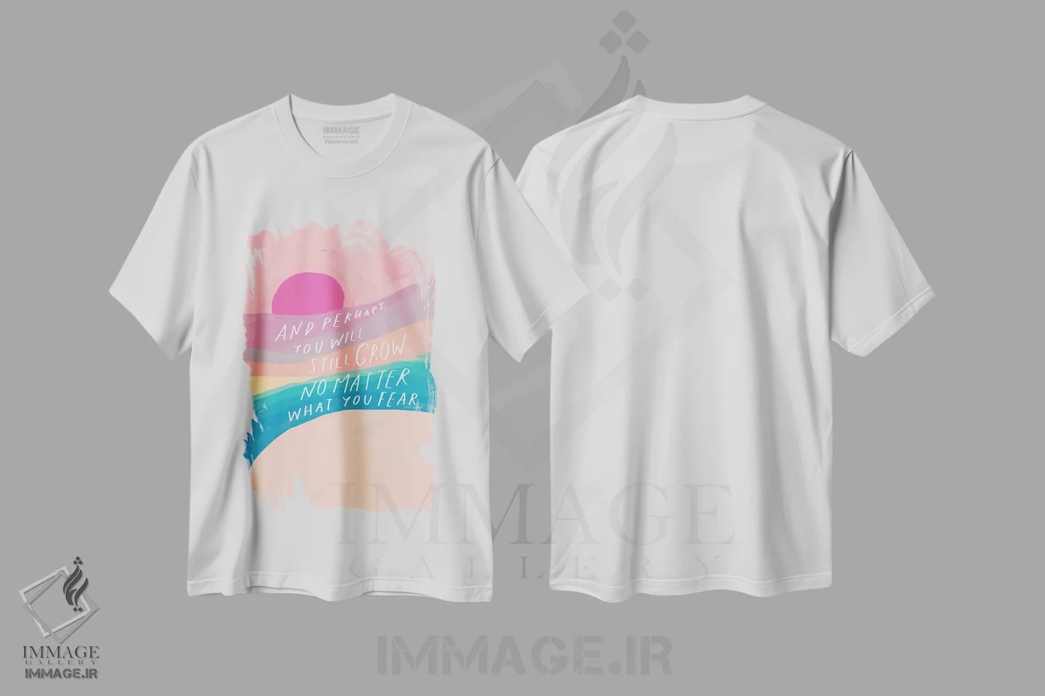تیشرت سفید طرح دار – تیشرت انگیزشی ,شاید هنوز رشد کنی اثر مورگان هارپر نیکولز immage.ir