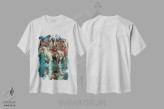 تیشرت سفید طرح دار – تیشرت طبیعت ,"بعد از شورا" اثر دیوید من فروشگاه ایماژ