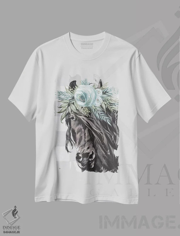 تیشرت سفید طرح دار – تیشرت حیوانات ,فیونا اثر میشل نورمن فروشگاه ایماژ
