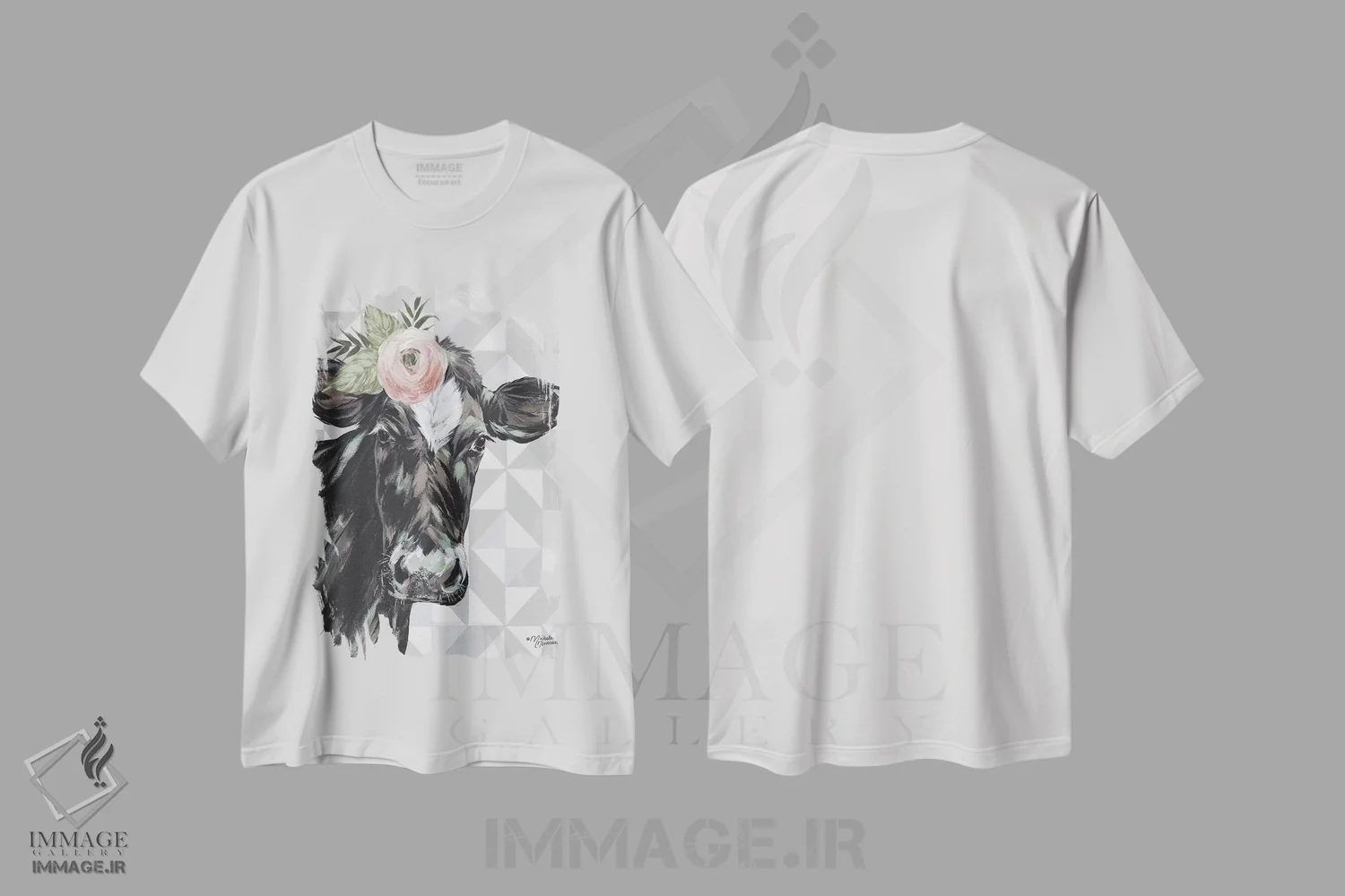 تیشرت سفید طرح دار – تیشرت حیوانات ,کلمنتین اثر میشل نورمن immage.ir