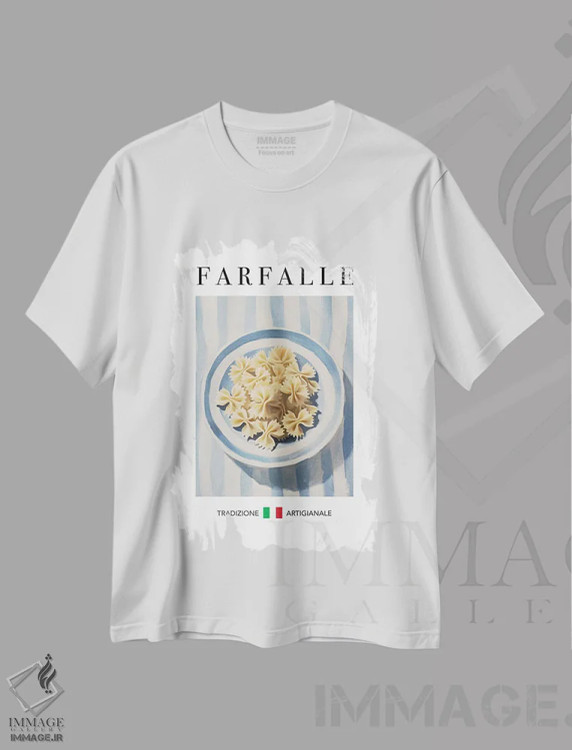تیشرت سفید طرح دار – تیشرت گرافیکی ,فارفالِه اثر آندریاس ماگنوسون فروشگاه ایماژ
