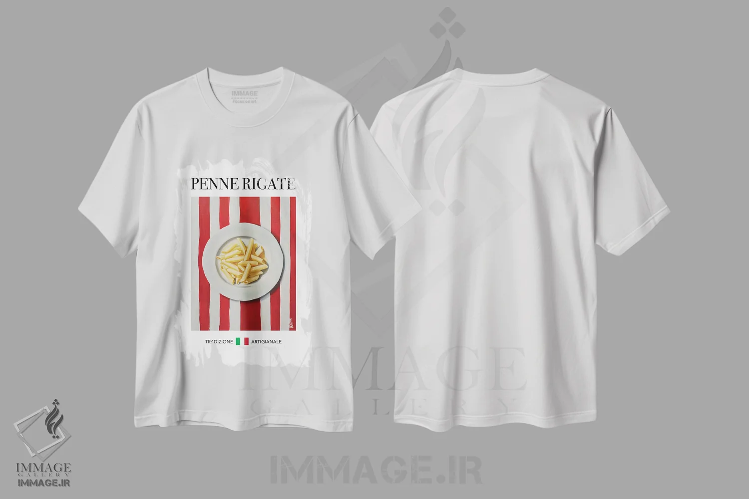 تیشرت سفید طرح دار – تیشرت گرافیتی ,پنه ریگاته اثر آندریاس ماگنوسون فروشگاه ایماژ