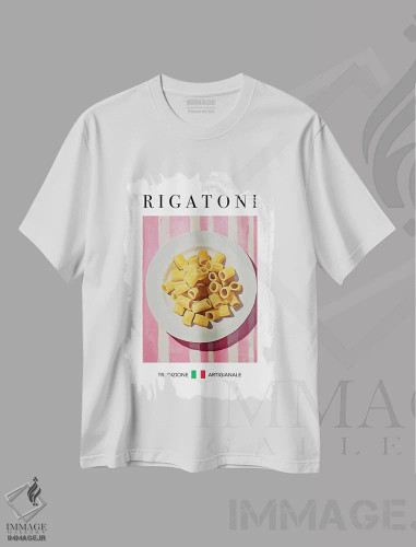 تیشرت سفید طرح دار – تیشرت گرافیکی ,ریگاتونی اثر آندریاس ماگنوسون فروشگاه ایماژ