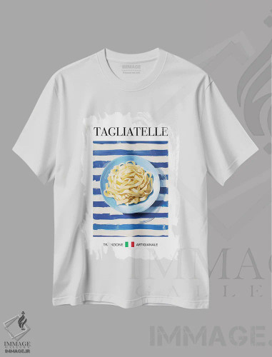 تیشرت سفید طرح دار – تیشرت هنری ,تاگلیاتله اثر آندریاس ماگنوسون فروشگاه ایماژ