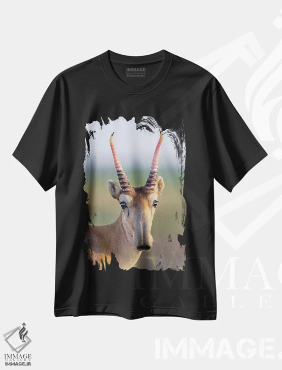تیشرت مشکی طرح دار – تیشرت طبیعت ,سایگا نر جوان اثر موگنس تروله immage.ir