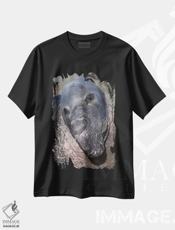 تیشرت مشکی طرح دار – تیشرت طبیعت ,فک فیلی کالیفرنیا اثر موگنس تروله immage.ir
