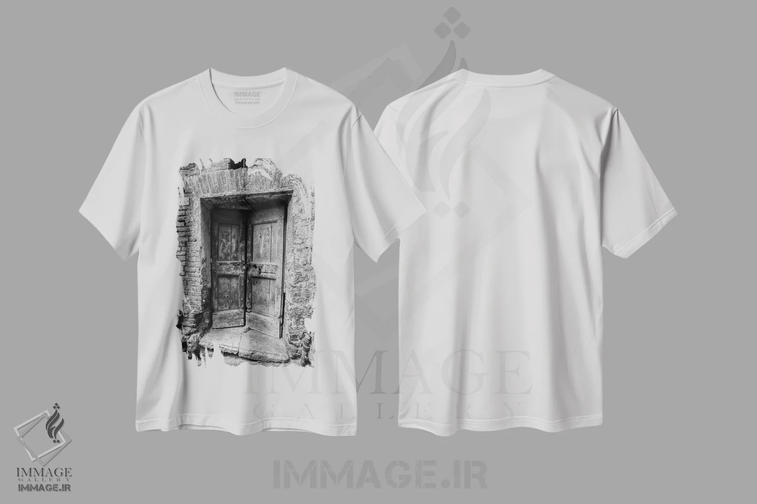 تیشرت سفید طرح دار – تیشرت معماری ,در سیه نا اثر موایسس لوی فروشگاه ایماژ