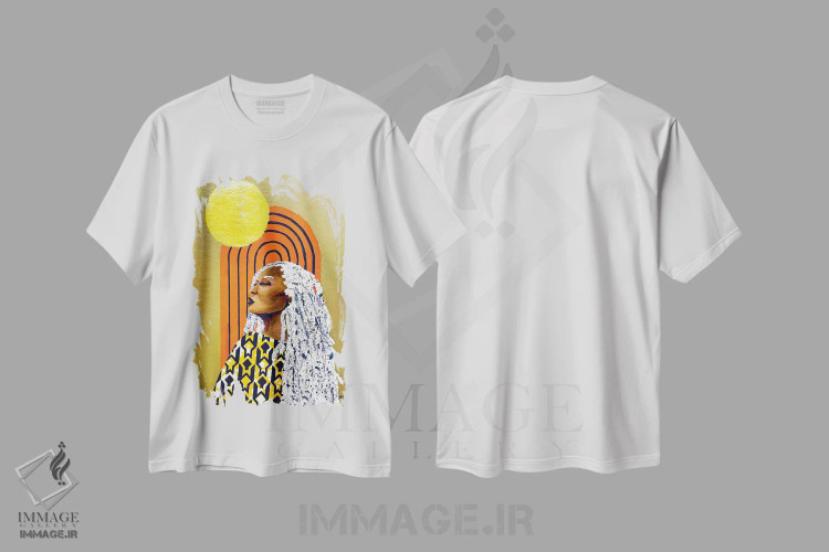تیشرت سفید طرح دار – تیشرت مدرن زنانه ,در افق اثر مورگان اورتون immage.ir