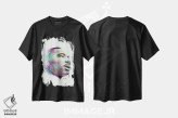 تیشرت مشکی طرح دار – تیشرت پرتره تاریخی ,شاه اثر مورگان اورتون immage.ir