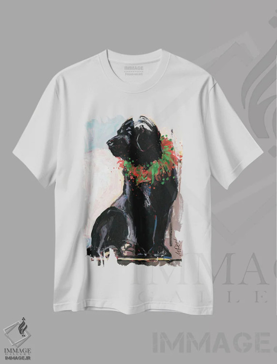 تیشرت سفید طرح دار – تیشرت تعطیلات ,نور زمستانی اثر مولی اِی. پول فروشگاه ایماژ