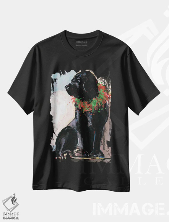 تیشرت مشکی طرح دار – تیشرت تعطیلات ,نور زمستانی اثر مولی اِی. پول immage.ir