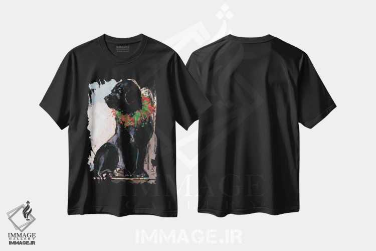 تیشرت مشکی طرح دار – تیشرت تعطیلات ,نور زمستانی اثر مولی اِی. پول immage.ir