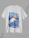 تیشرت سفید طرح دار – تیشرت طبیعت ,چوب شناور اثر مولی اِی. پول immage.ir