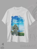 تیشرت سفید طرح دار – تیشرت طبیعت ,Ireland, Celtic Cross In Field.,اروپا، ایرلند، صلیب سلتی در مزرعه اثر مریلین پارور immage.ir