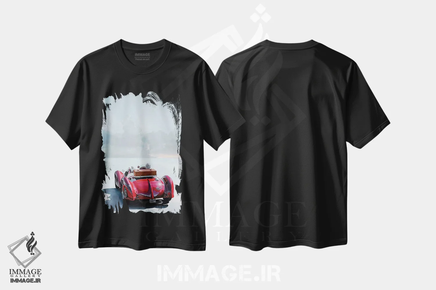 تیشرت مشکی طرح دار – تیشرت وینتیج ,افق اثر مارچلو پتیشی immage.ir