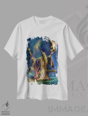 تیشرت سفید طرح دار – تیشرت فانتزی ,جادوگر اثر مایلز پینکنی immage.ir