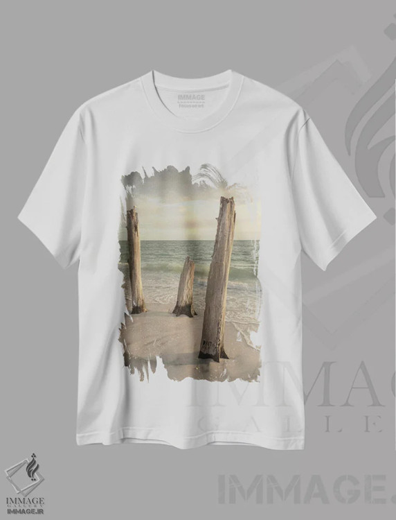 تیشرت سفید طرح دار – تیشرت طبیعت ,Florida,پارک ایالتی لاورز کی، فلوریدا اثر مارسا پرایور immage.ir