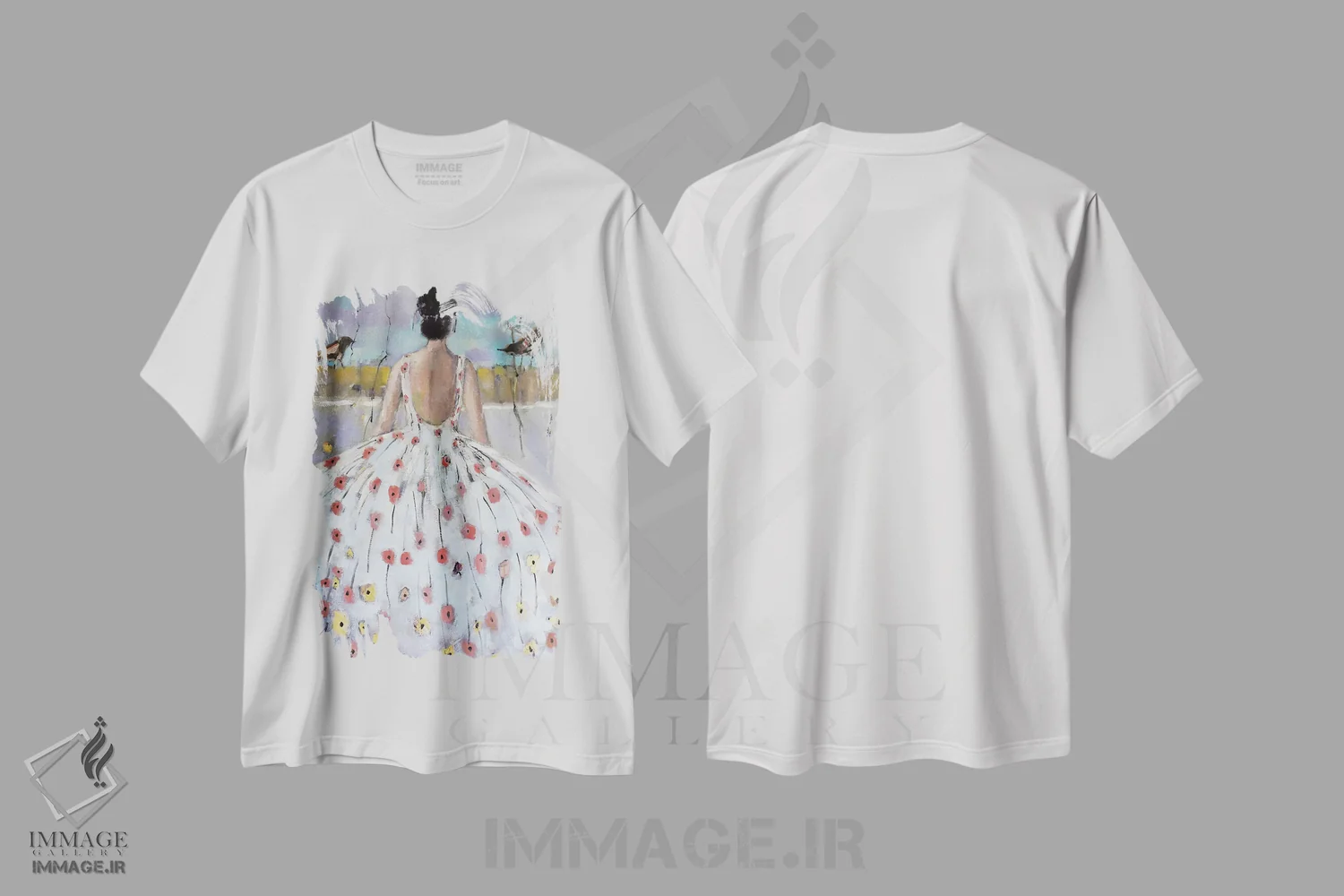 تیشرت سفید طرح دار – تیشرت طبیعت ,به سوی اثر مری پرت immage.ir