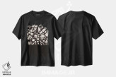 تیشرت مشکی طرح دار – تیشرت گرافیکی ,آبستره مدرن چهار اثر متیو پیوتروویچ immage.ir