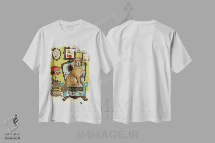 تیشرت سفید طرح دار – تیشرت طنز حیوانات ,تا زمانی که اثبات نشود گناهکار نیستی اثر جیمی موراث فروشگاه ایماژ